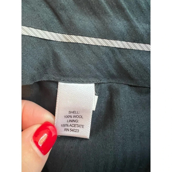 Banana republic lanificio cerruti TAILORED-FIT LUXE WOOL-BLEND SUIT TROUSER - Picture 7 of 7